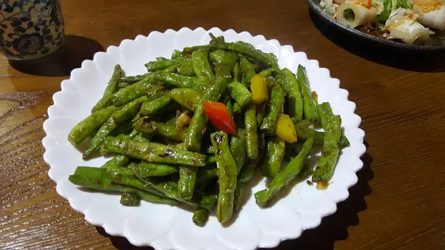 孜然四季豆 $78
