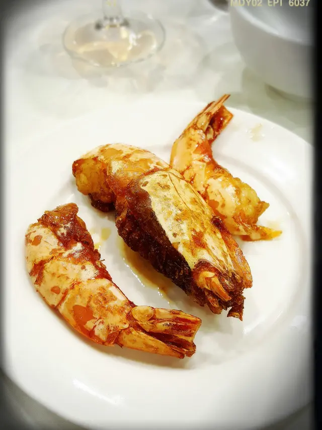 豉油皇煎大蝦碌