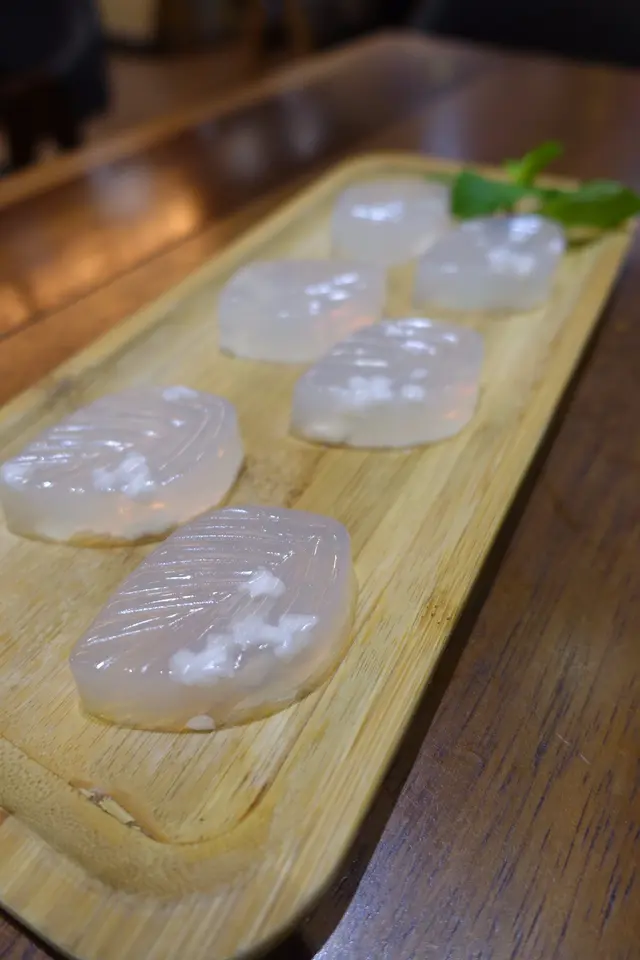 大菜糕的質感,味道清甜!