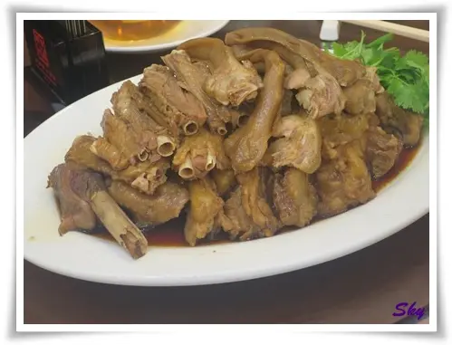 滷水豬蹄拼掌翼