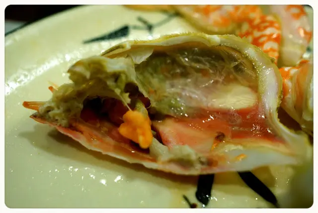 黑松露墨魚丸豬皮蒸海蟹