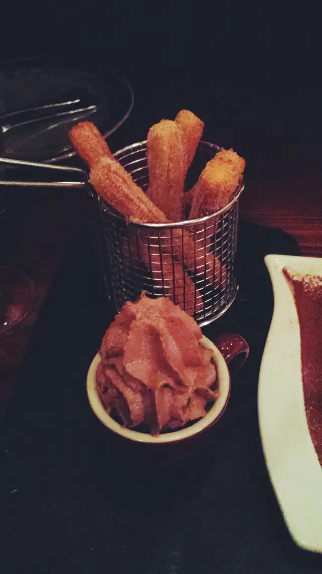 Churros with Chocolate Mousse