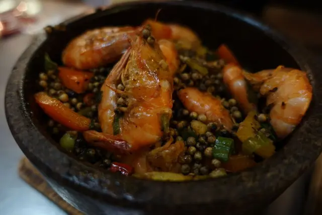胡椒+蝦+菇