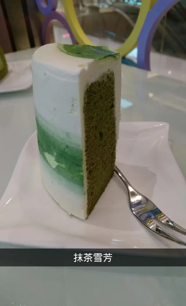 抹茶雪芳蛋糕