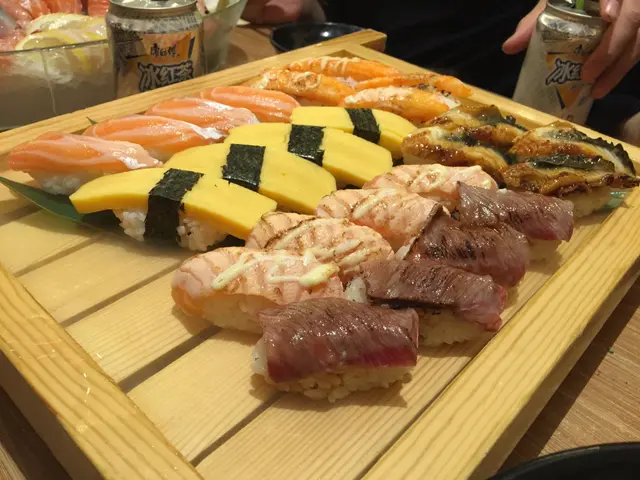 火炙蟹棒,火炙和牛,火炙三文魚,三文魚,火炙鰻魚