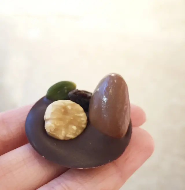 Raisin & nuts Chocolate Disc