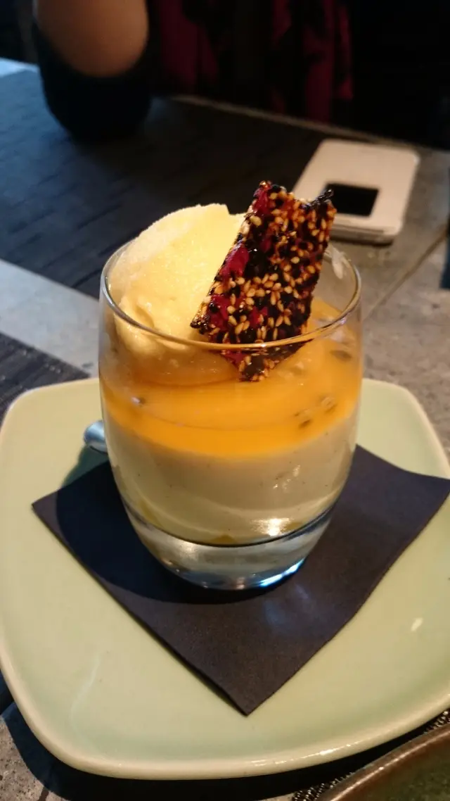 Makgeolli & White Chocolate Panna Cotta