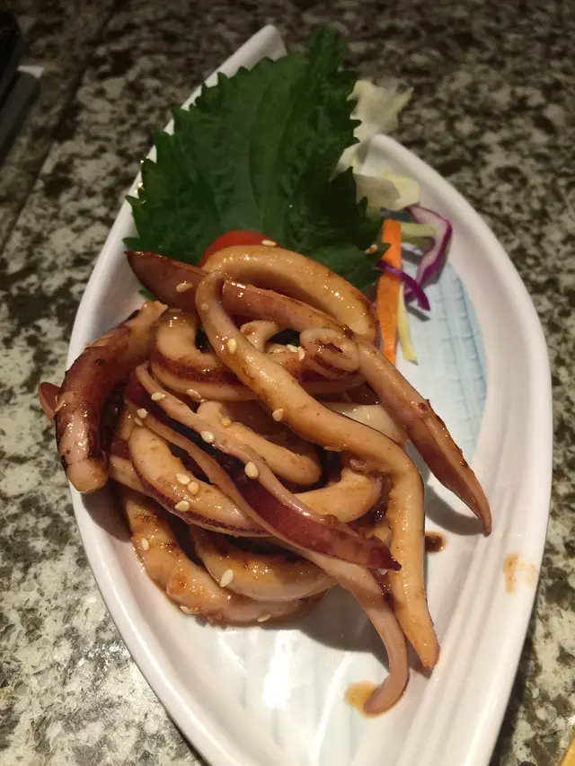 鐵板醬汁魷魚筒