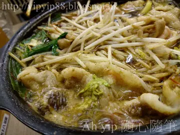 豚肉寿喜烧锅乌冬