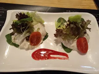 輕食吞拿魚波菜沙律