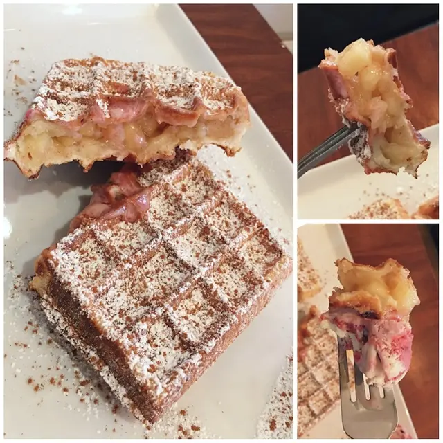 雪糕蘋果批窩夫