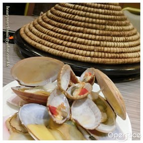 貝殼盛盆 - 旺角的潮福蒸氣石鍋
