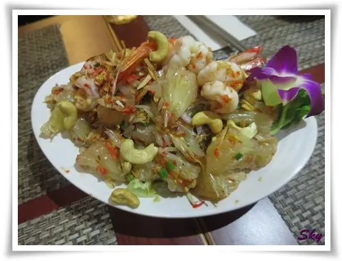 泰式柚子蝦沙律