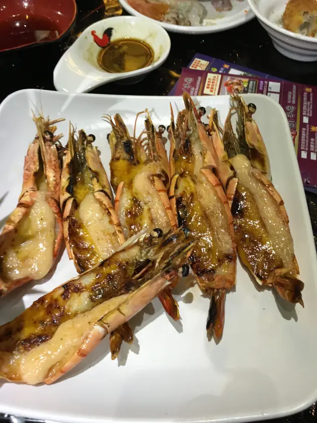 極大虎蝦鴛鴦燒