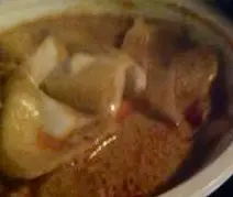 咖哩鲜鱿配薄饼