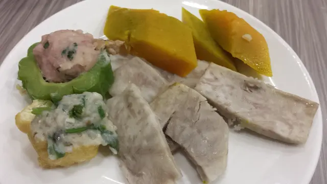釀豆卜 釀苦瓜 南瓜 芋頭