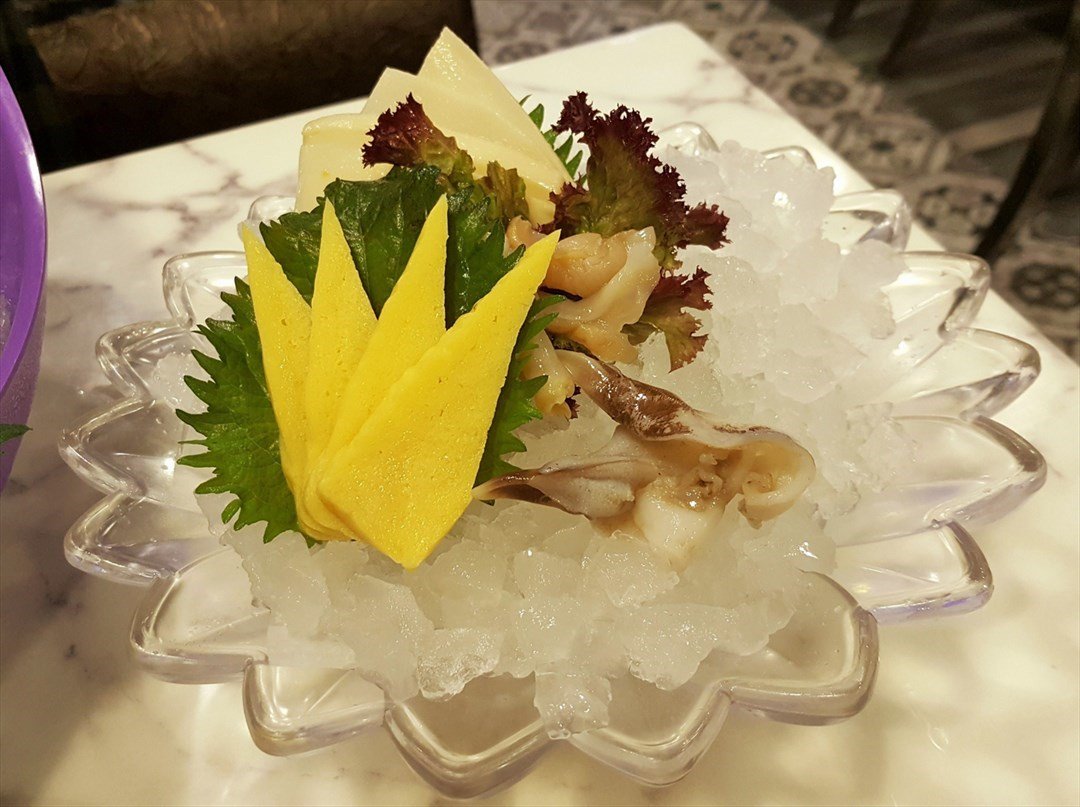 刺身 玉子白海螺珍珠黑鳥貝鮑魚片 香港觀塘的大滿屋日本料理 Openrice 香港開飯喇