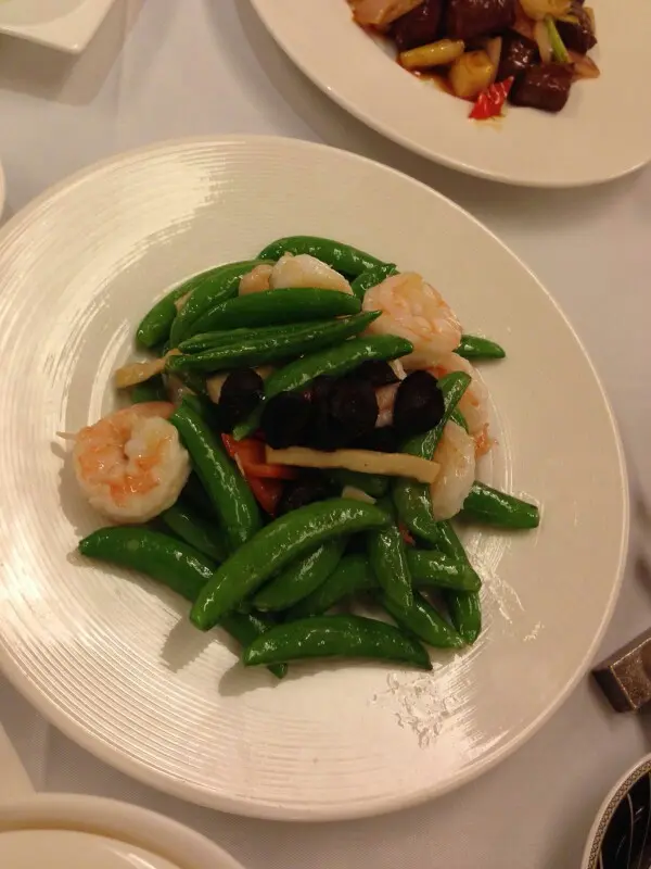 養生黑蒜蜜糖豆爆蝦球