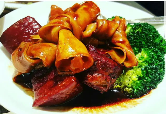 百頁結紅燒扣肉