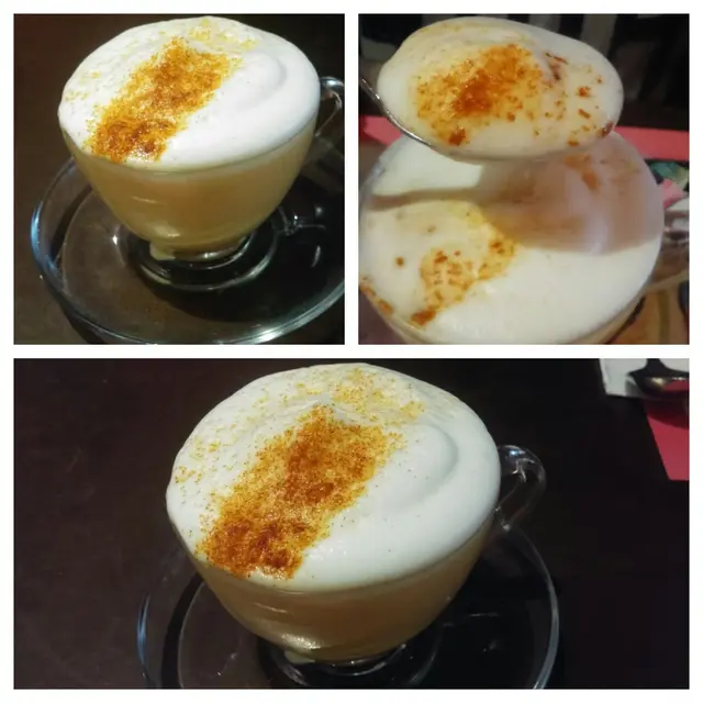 泡沬煙三文魚忌廉湯