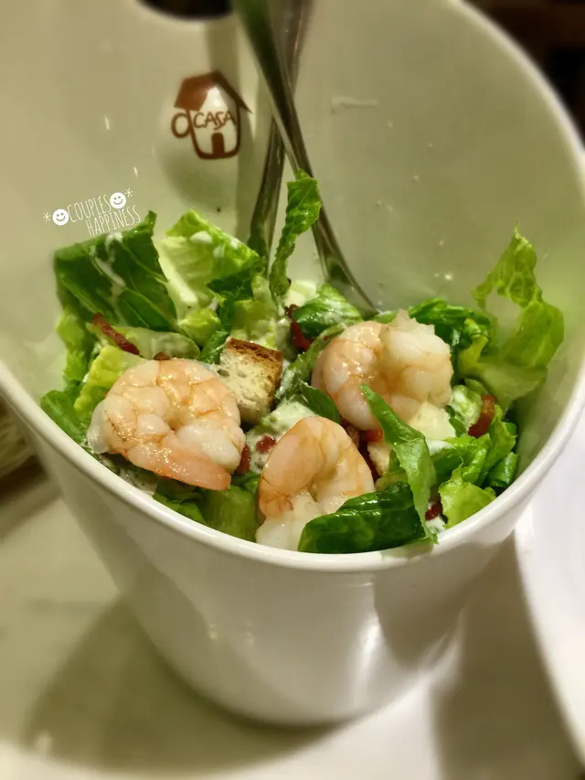 大蝦凱薩沙拉