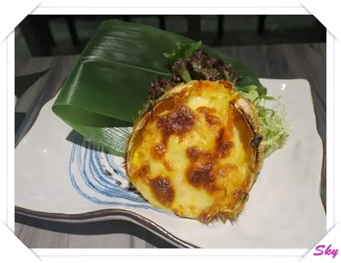 海膽芝士釀蟹蓋