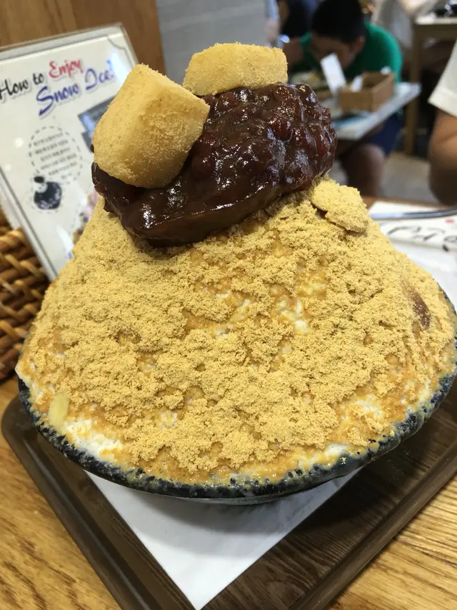 紅豆豆粉雪花冰