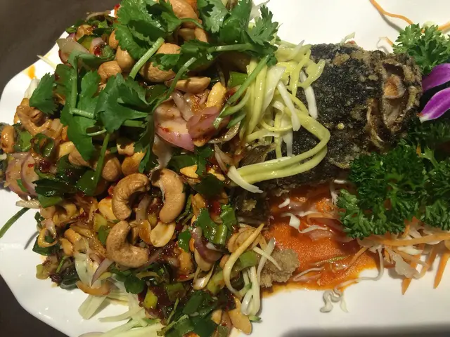 魚炸得好香，唔會炸到乾左👍🏻配埋芒果👍🏻正