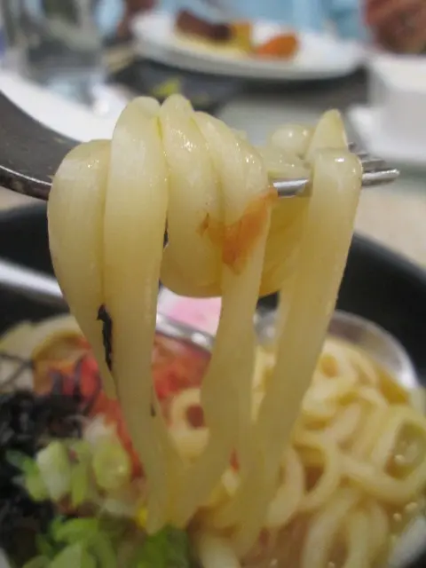 烏冬滑溜煙韌