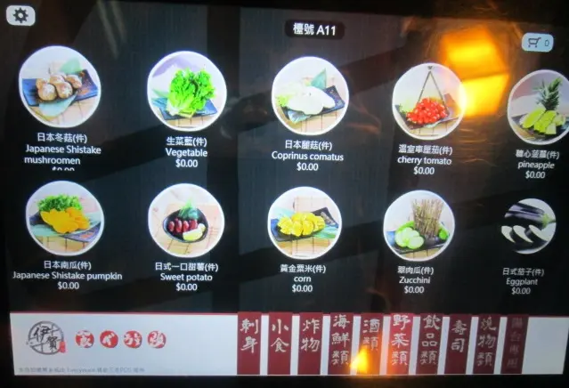 蔬菜類必定不能少