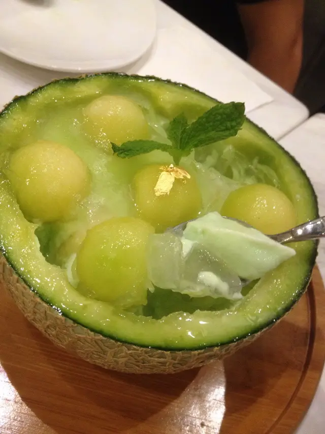 季節限定。蜜瓜三重奏