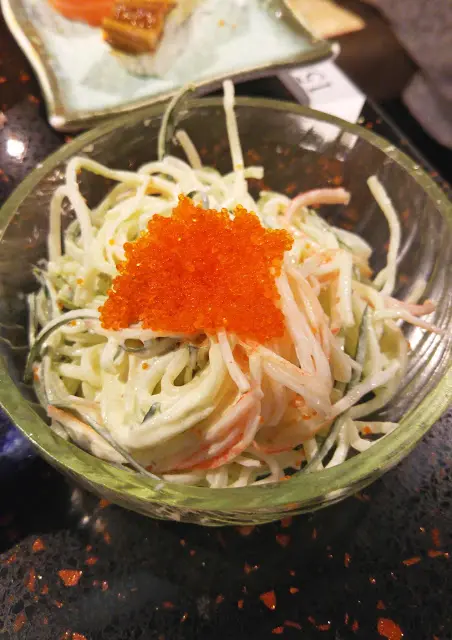 蟹籽沙律