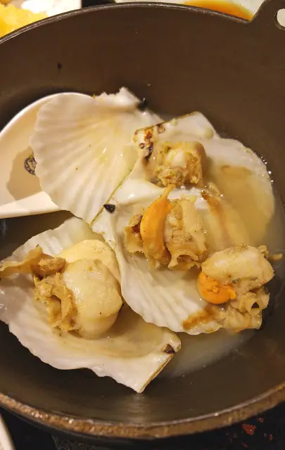 清酒煮扇貝