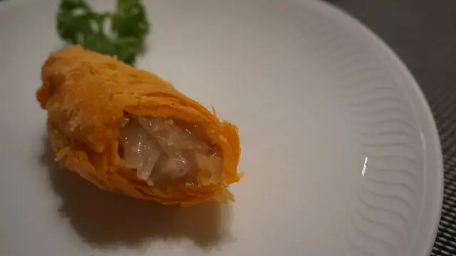 白蘿蔔內餡清甜而不帶青味,稔身不爛,且有輕輕一絲鹹提味