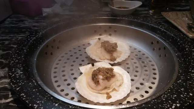 黑松露蒸大元貝 