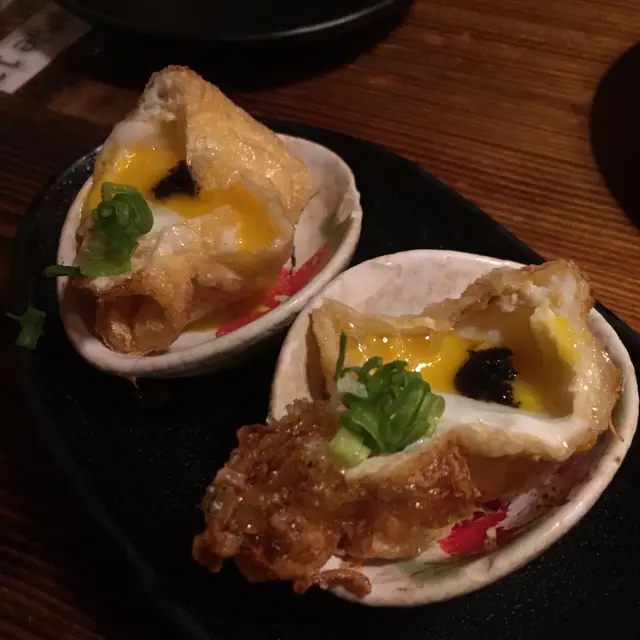 黑松露燒腐皮溫泉玉子