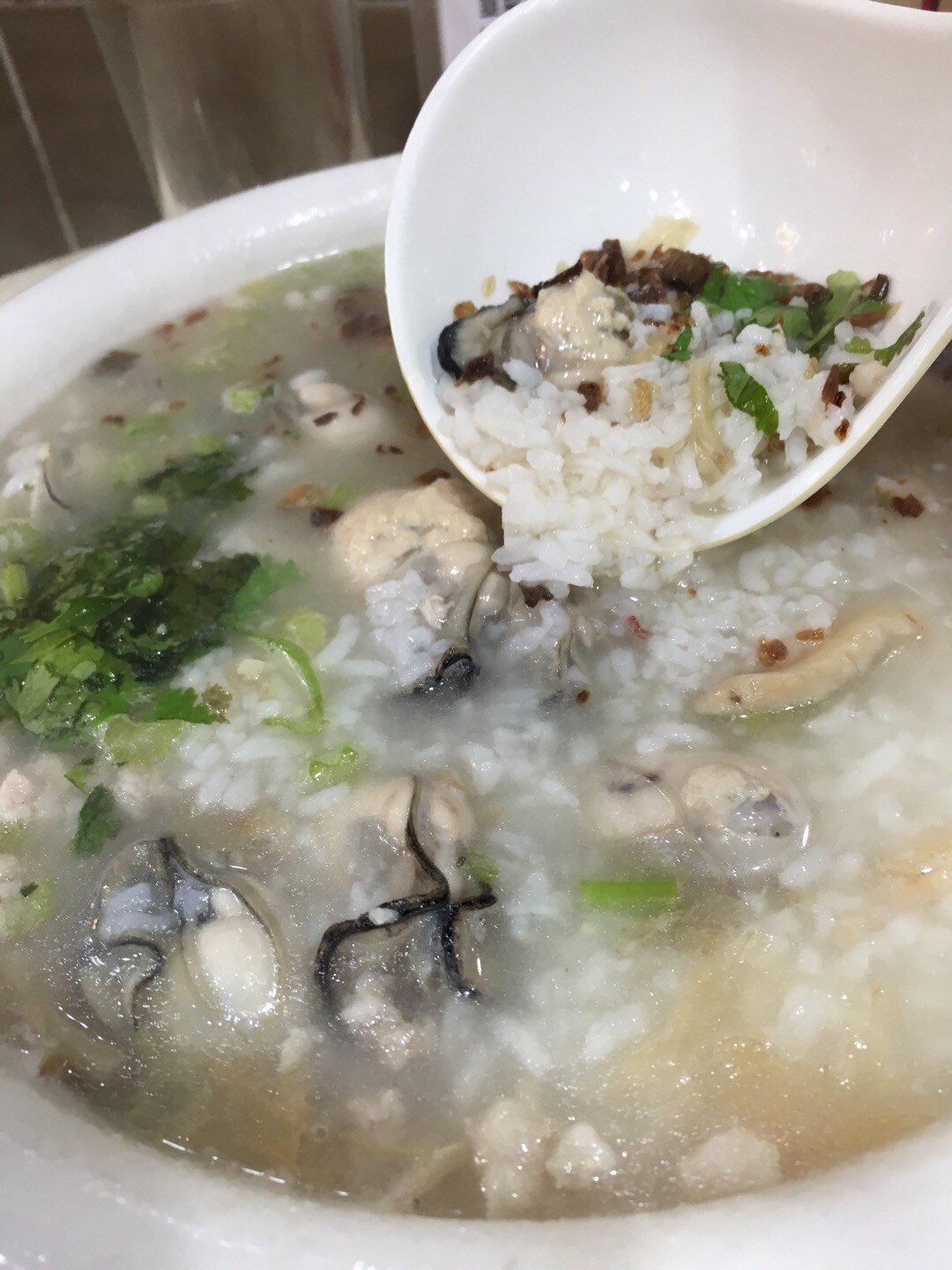 蚝仔粥(小锅) $ 95
