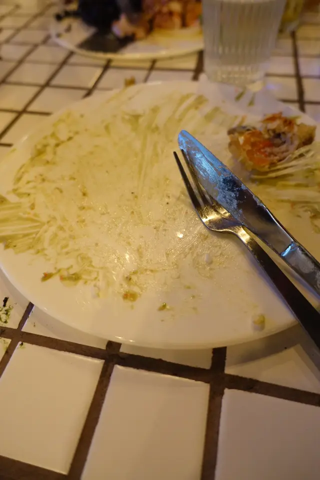 食得滋味無窮，令我食清碟！