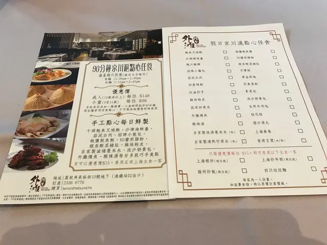 90分鐘任食,點心紙