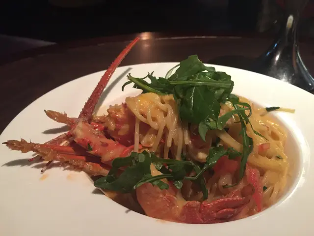 龍蝦味完全溶入意大利粉中