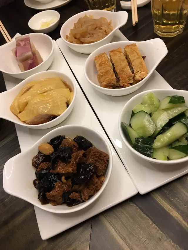 水晶肴肉丶香煎素鵝及醉雞