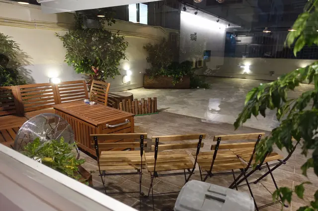 另有個室外的優閒小空間！