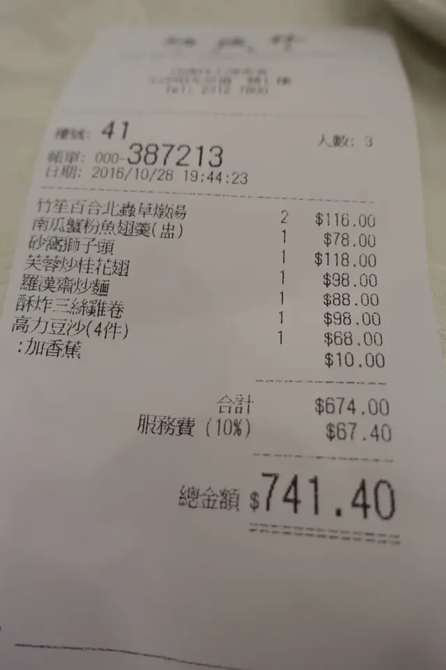 合理價嚐到富水準的素食