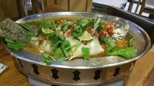 明爐香檸汁蒸桂花魚