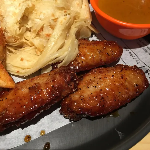 黑椒蜜汁雞中翼