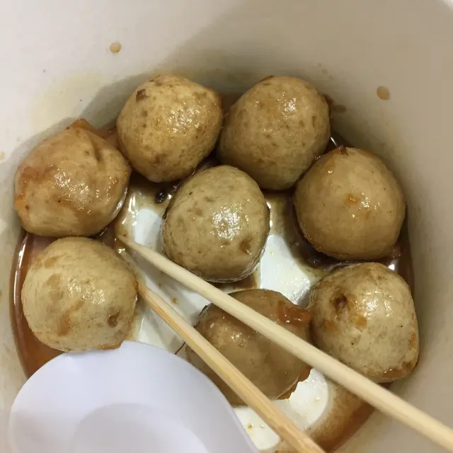 腥,硬,膠,好難食。食左2粒就掉左