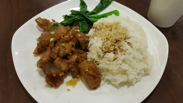 蒜香骨飯