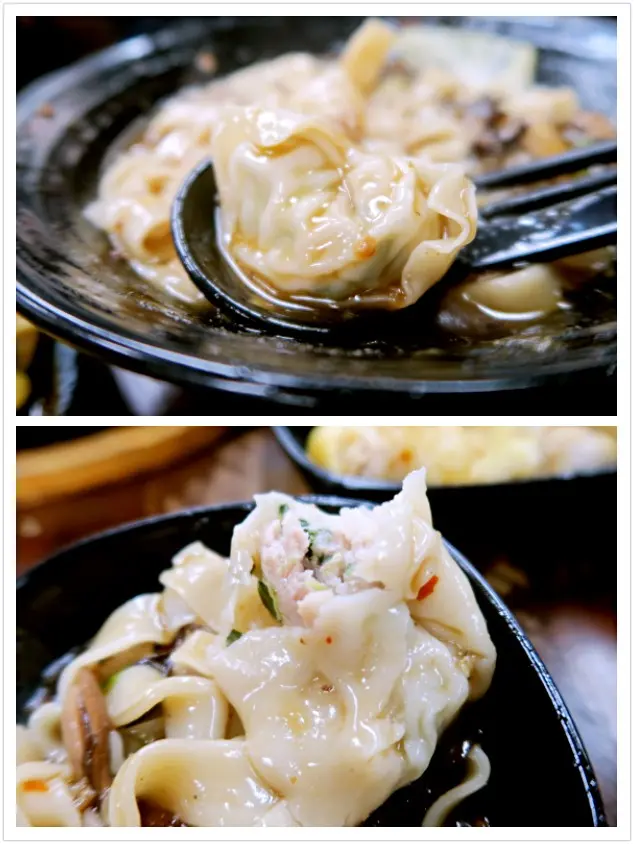 酸辣湯雲吞手擀麵