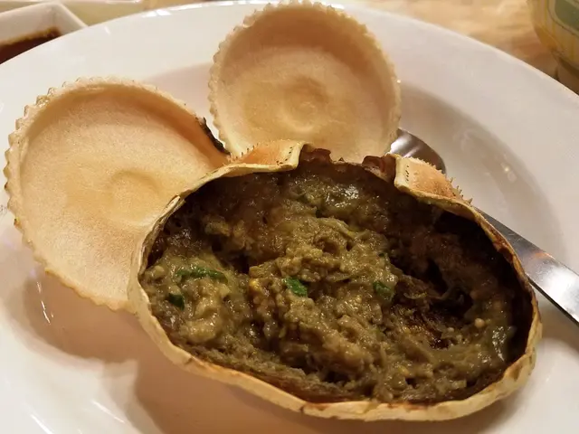 人氣蟹味噌甲羅燒