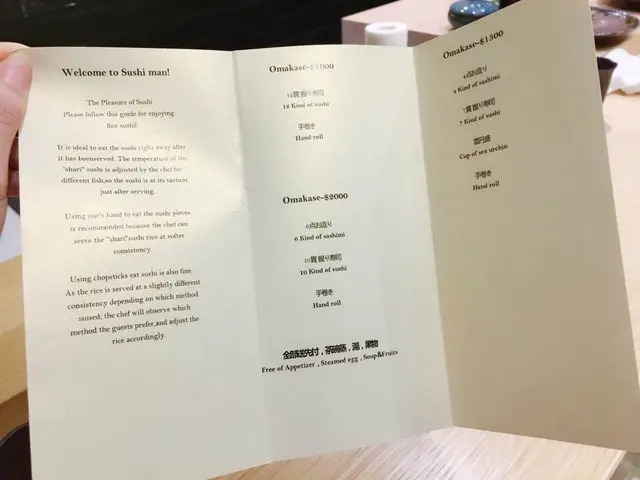 共有3款Omakase可以揀~
